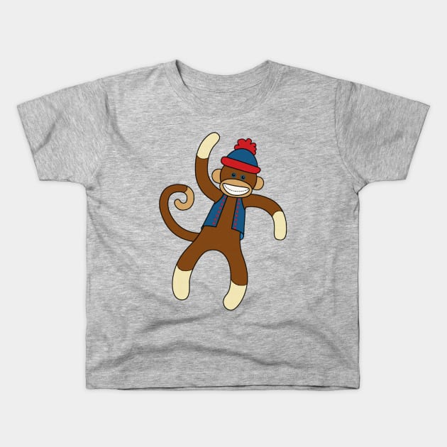 Dancing Sock Monkey Sock Monkey Kids T Shirt TeePublic
